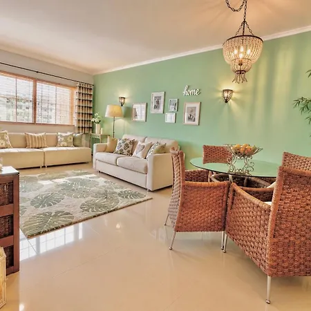 Absolute Beachfront - Huge Panoramic Sea View Balcony & Private Garage Apartment Portimao